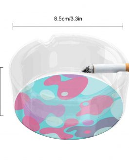 Round Glass Ashtray