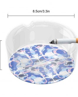 Round Glass Ashtray