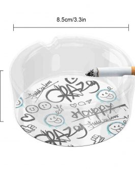 Round Glass Ashtray