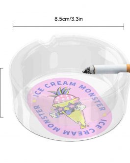 Round Glass Ashtray